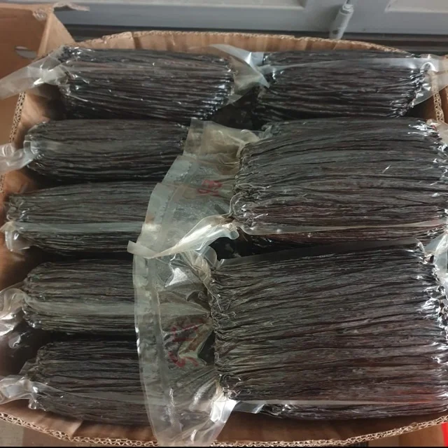 High Quality Spices Vanilla Beans Tahiti grade B 11-13cm from Indonesia with Export Standard.