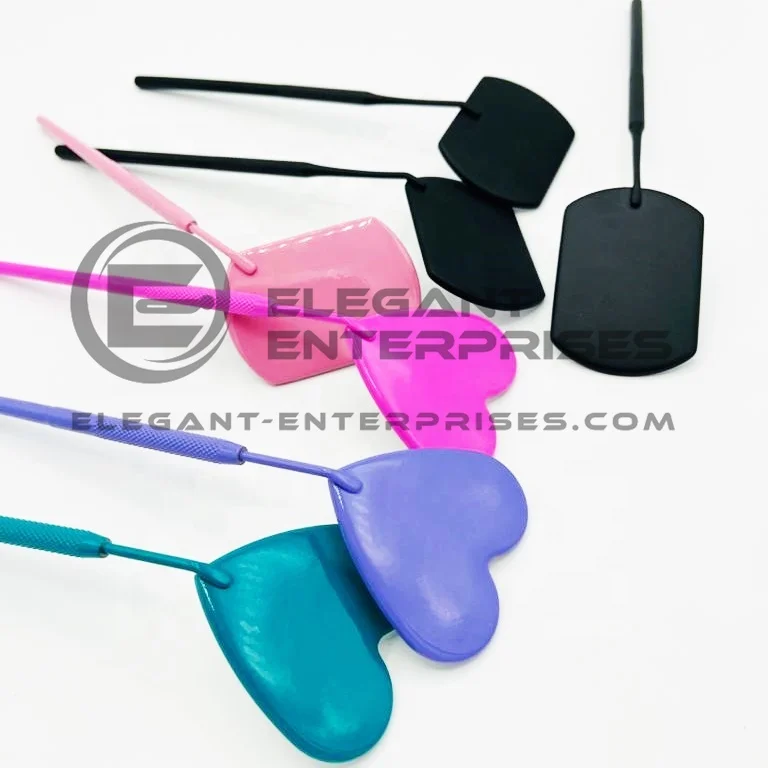 Heart shape moon cut squared shape mirror Eyelash Extension mirror Wholesale/stainless steel Mirror with custom brand name