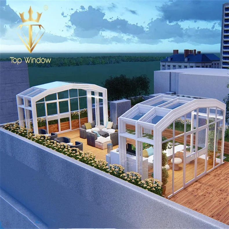 Моторизованная Выдвижная крыша 20X40 для бассейна электрическая выдвижная низкая и стеновые системы