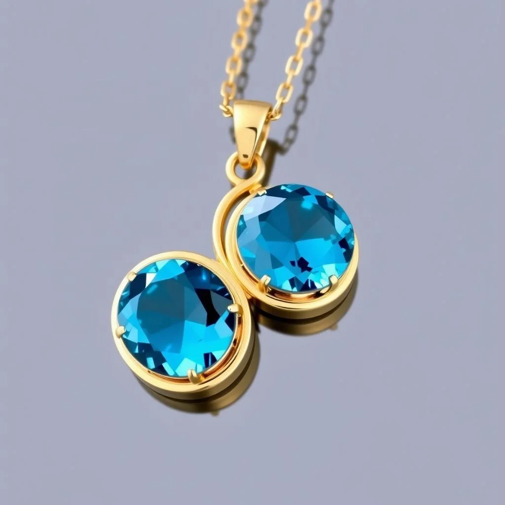 Necklace 925 Sterling Silver Gold Plated Chain Necklace Elegant Pendant Chain high quality
