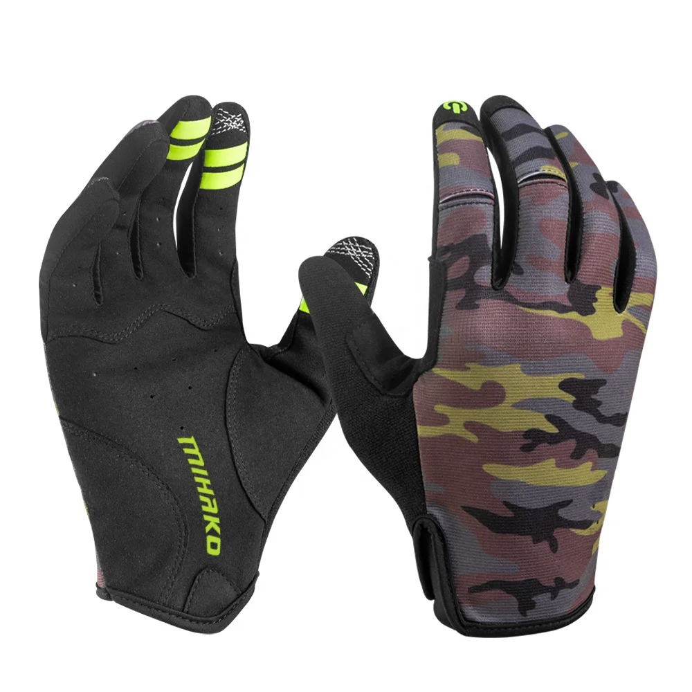 Non Slip Full Finger Protection Touch Screen Motorcycle Motocross Racing Gloves Custom MTB  BMX MX Downhill Motorbike Gloves