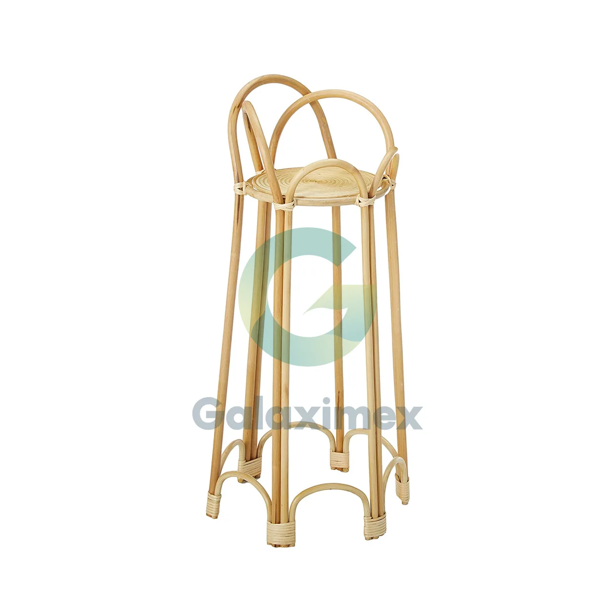 High quality best selling tall woven rattan cane pot Bamboo planter for indoor decor handcrafted in Viet Nam Handicraft factory