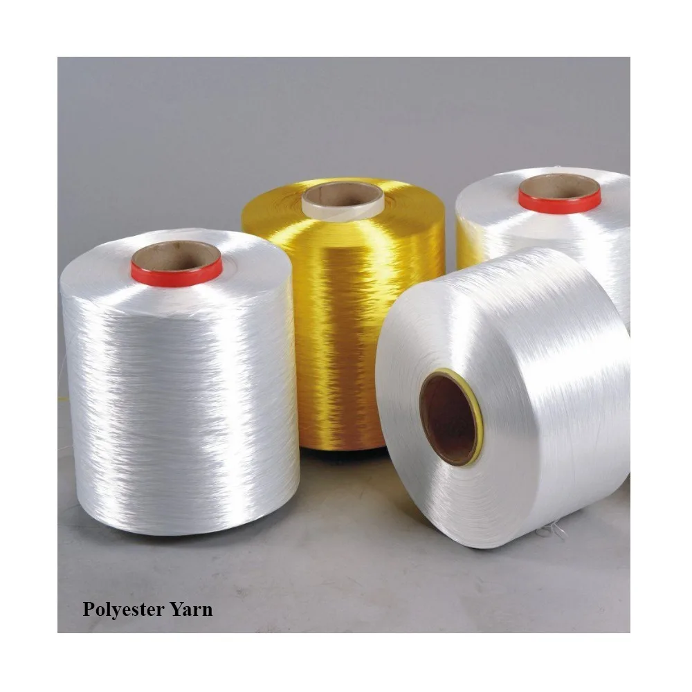 Top Quality Colourful Dope dyed Denier filament yarn multiply ply yarn for weaving polyester best exporters from india