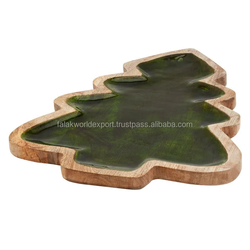 Natural Wooden Marden Christmas Tree for Hanging Beautiful Design Holiday Wall Decor for Homes Festive Party  Falak World Export