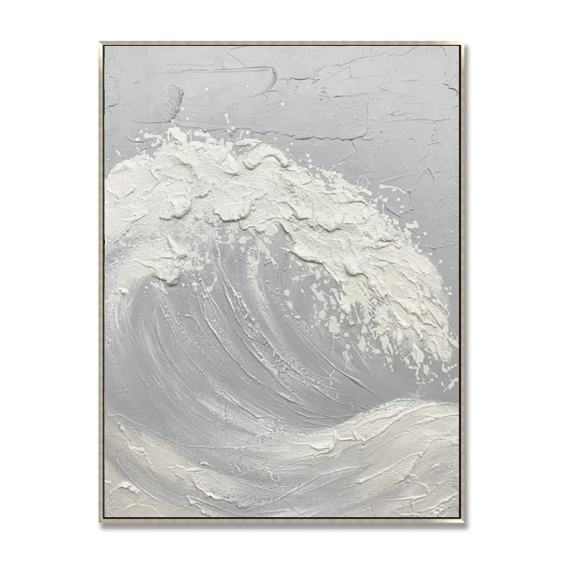 High quality 100% hand painted oil painting abstract 3D textured canvas wall art for home office decoration