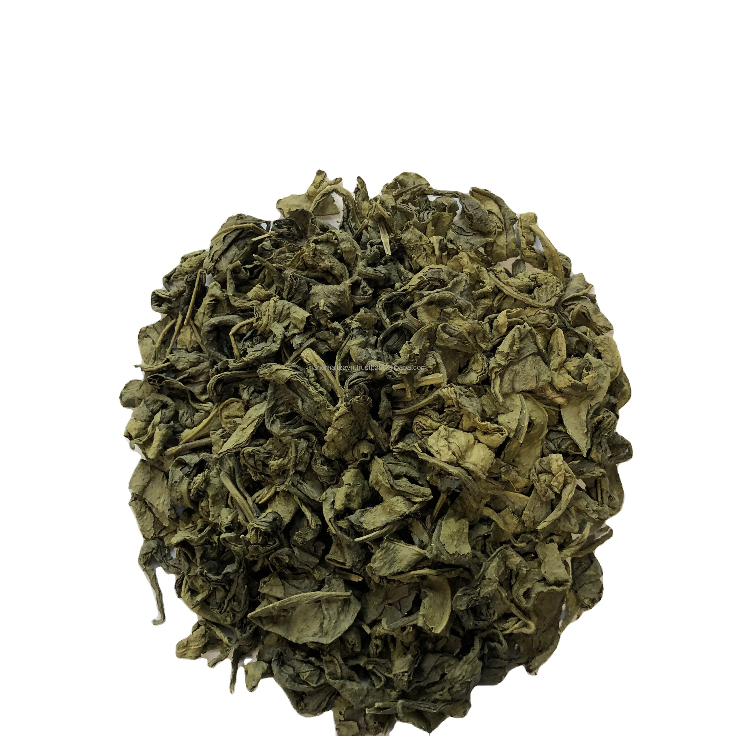 BOM GREEN TEA BIG LOOSE LEAVES FIRST GRADE STRONG TASTE NICE COLOR GUNPOWDER GREEN TEA FOR EXPORTING FROM VIETNAM