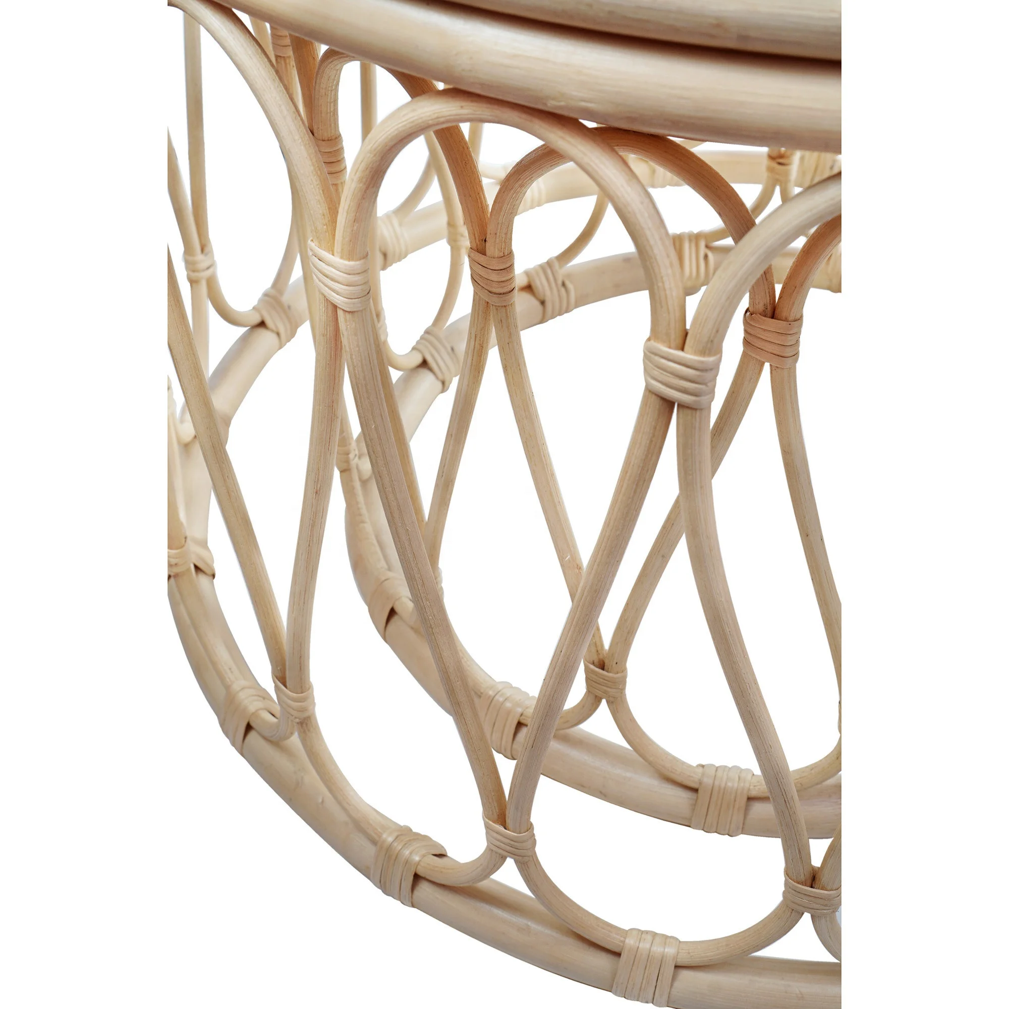 Wholesales high end living room home decor handcrafted rattan coffee table made in Vietnam