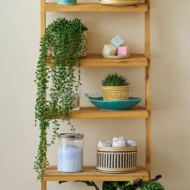 Natural Safe Decorative Vietnamese Bamboo Organiser Bamboo storage basket for Storage Home Decor Christmas Gifts