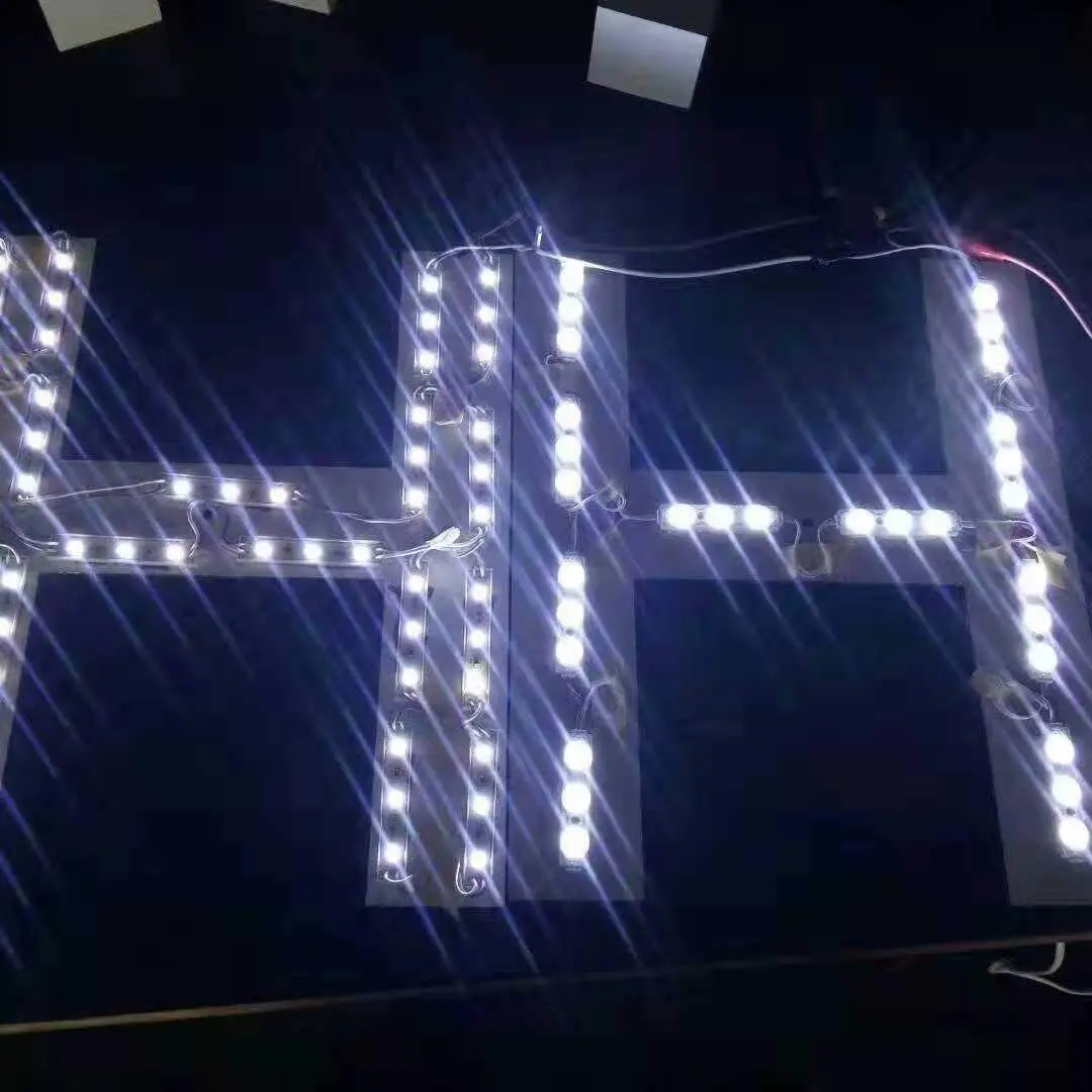 china 12v 3 light sign lens 1.5w modulo de led mini smd led modul injection 2835 led modules