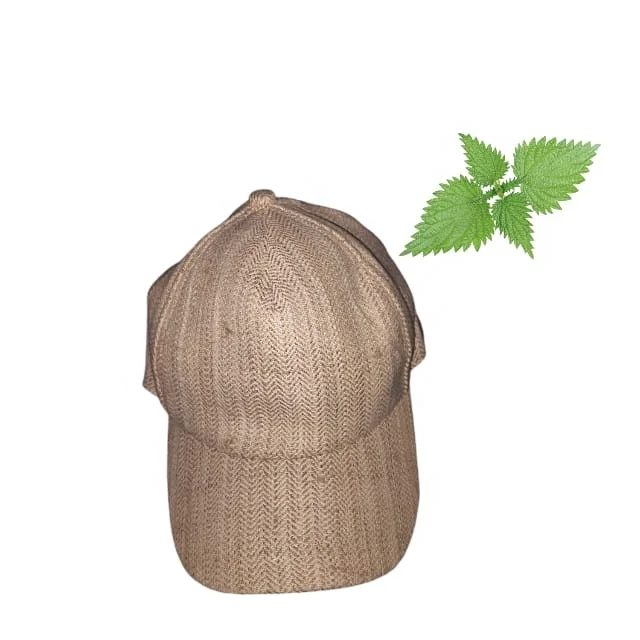Unisex DAD 6-Panel Eco Organic Hemp Nettle Fabric Cap Casual Fashion Baseball Trucker Design Mountaineering Cycling Custom