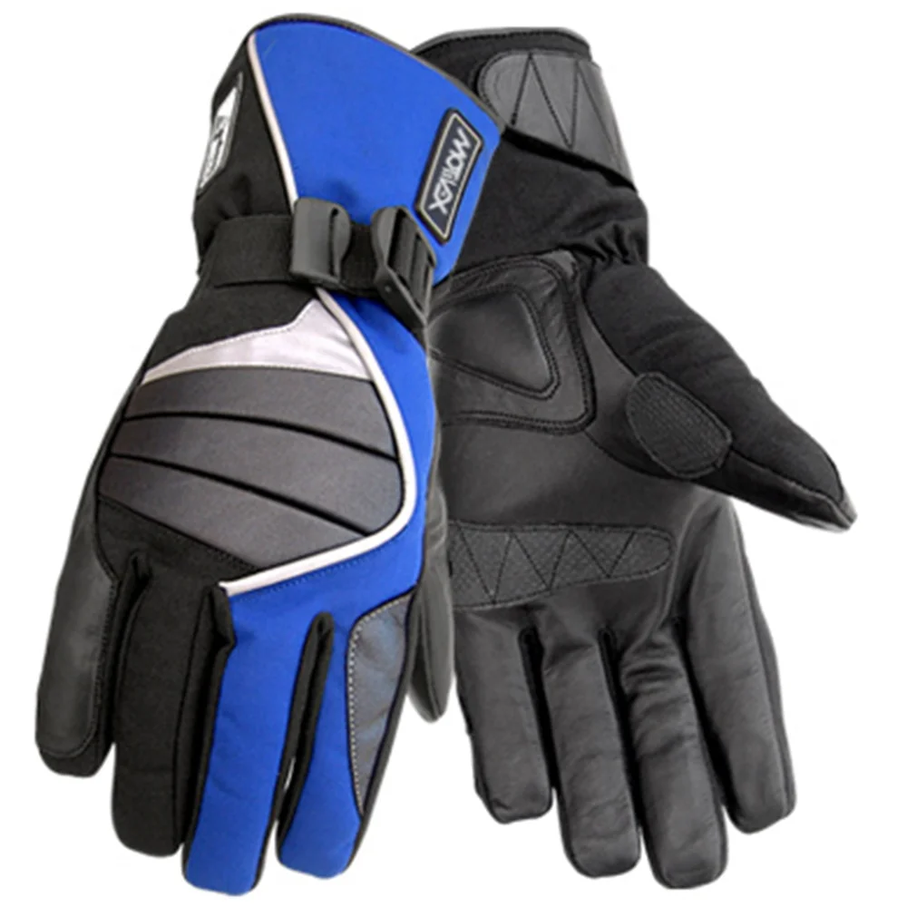 Motorbike Winter Gloves Waterproof Racing Cowhide Leather Glove Motorcycle Bikers Racing Road Off-Road Gloves