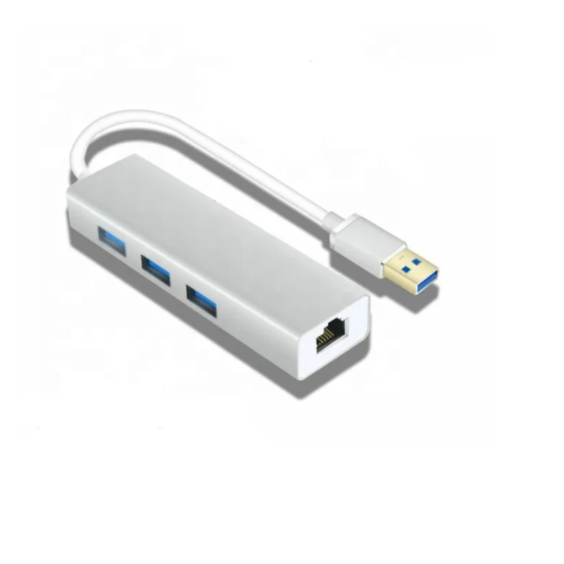 
1000M USB Network RJ45 Lan Card USB 3.0 HUB Ethernet Adapter USB LAN Hub 