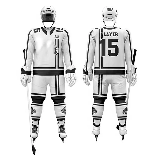 Plus Size Customized Manufactured Ice Hockey Pant Shell for Ice Hockey Uniform Customized Unique Hockey Jersey Uniform Men Sets