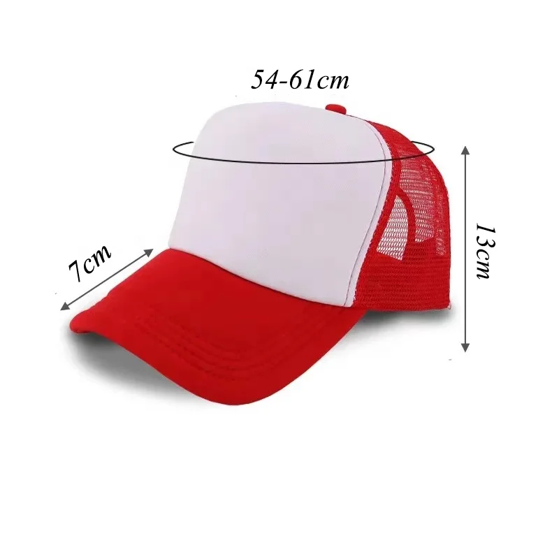 Wholesale Custom logo promotional gift 5 Panel OTTO Golf Foam mesh Gorras Gorros  cotton Baseball Trucker Hat