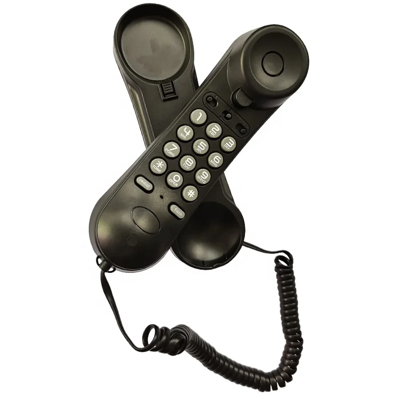 Hotel Trim line Phone Portable Slim Handset Wall Corded  Telephone Set