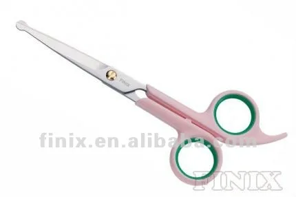 Safety Round Tip Japanese Stainless Steel Pet Dog Grooming Scissors