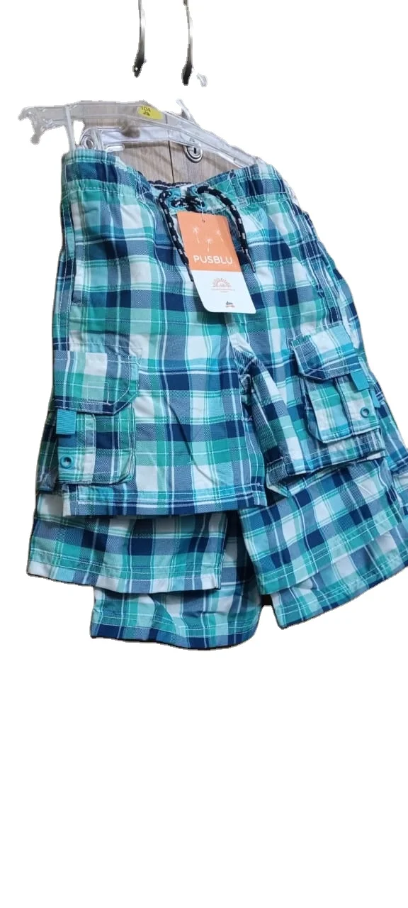 Manufacturing Leftover Garments Surplus Overrun Apparels Boys Adults Swimming Short Quick Dry Trunks Branded Labels Changeable