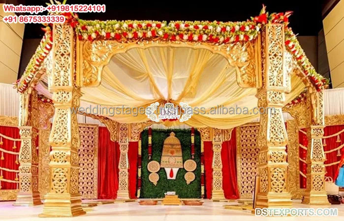 Maharaja Wedding Mustache Style Mandap Decor Royal Maharaja Style Wedding Mandap Destination Wedding Royal Mandap Decoration