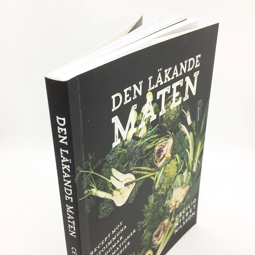 High Quality Cheap Book Printing Soft Cover Customized Personalized Soft Cover Paperback Book Printing Recipe Book Printing