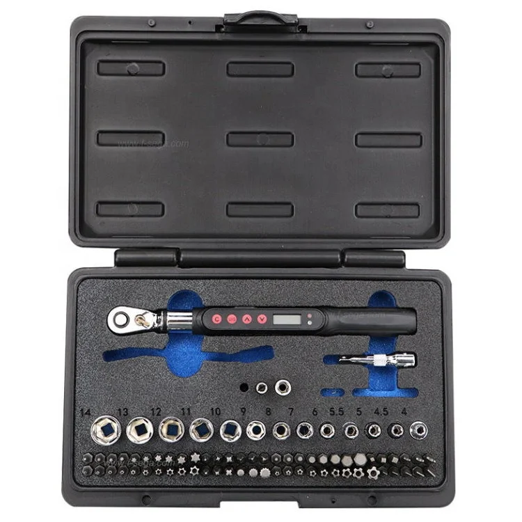 77 Pc, 6.35 Hex.( F ) Mini Digital Torque Screwdriver Tool Set