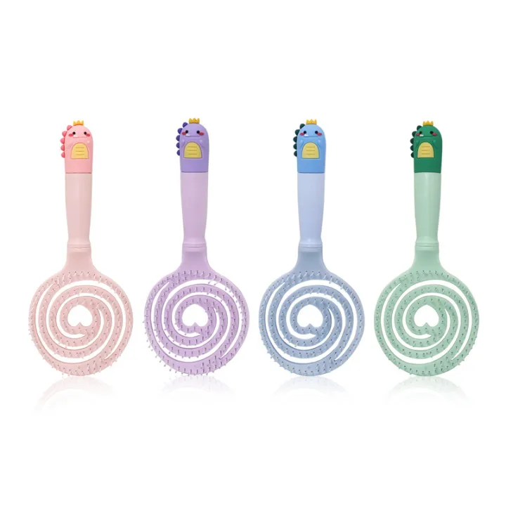 Hair Brush Massage Scalp Brush PVC Nylon Rounded Barber Design Hair  Comb