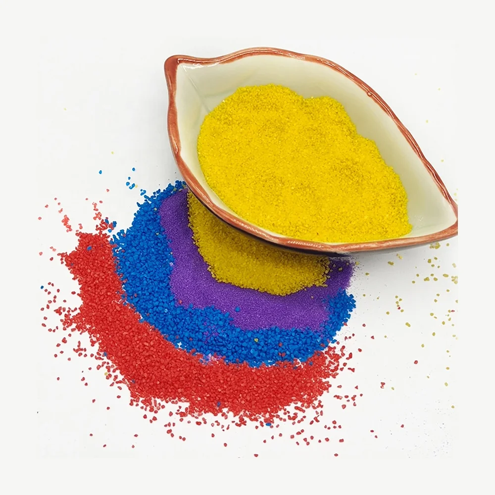Hot Sale Bulk Colored Quartz Sand For Sale Natural Colored Sand Quartz Sand China Manufacturer