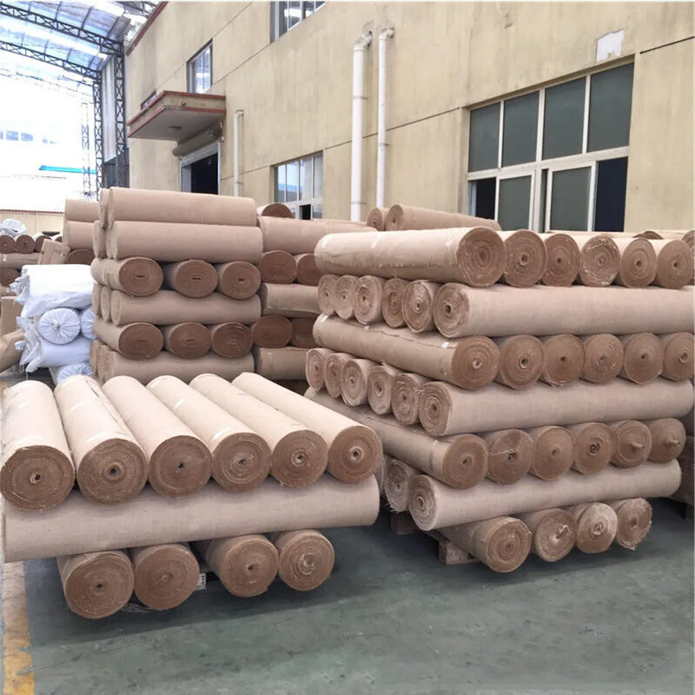 Bamboo Linen Fabric 6060 Cotton Jute Cloth Jute Burlap Hessian Cloth 100% Jute Tote For Construction Decoration Packing