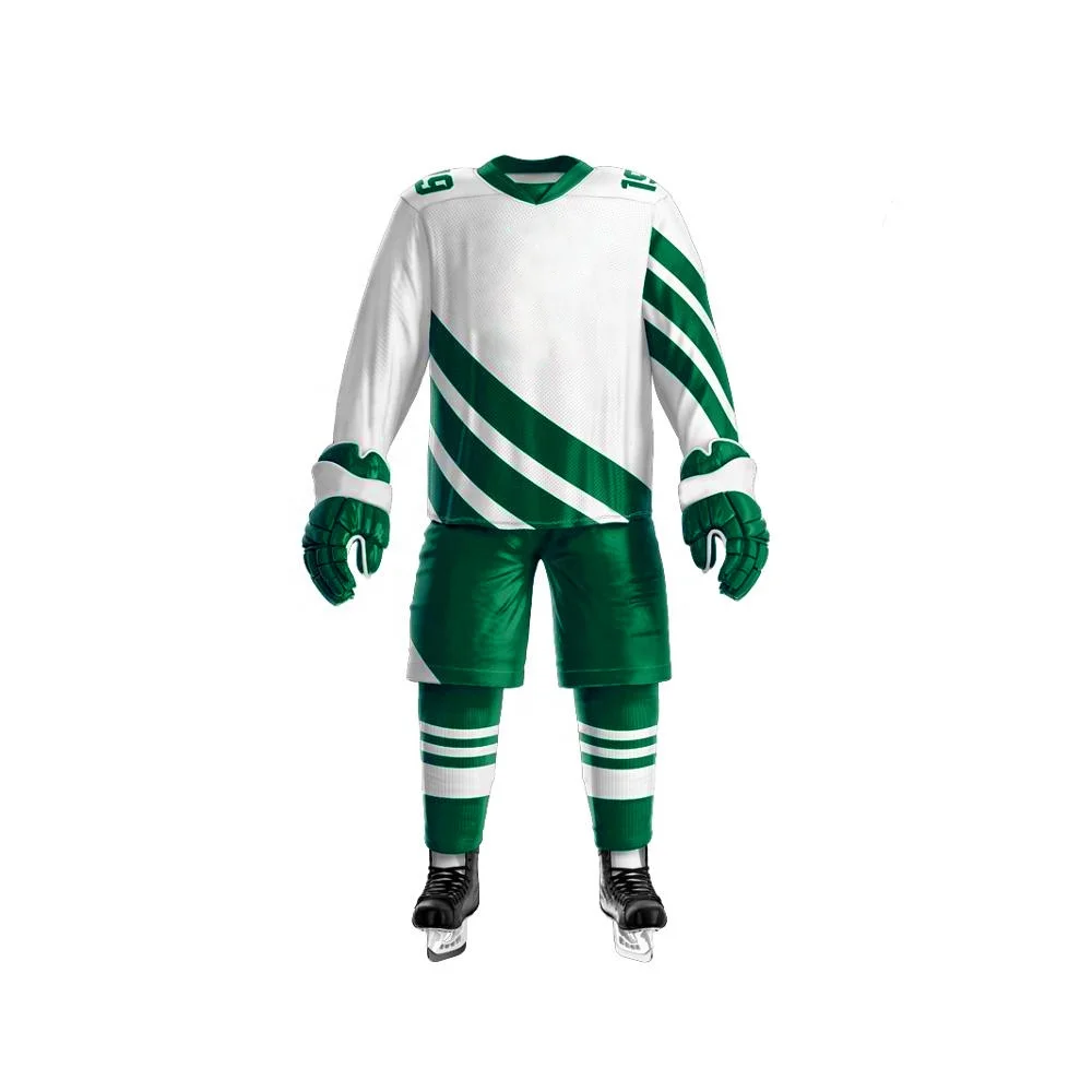 
Fashion Customized Logo Team Sports Sublimation Ice Hockey Uniform, Wholesale Price Ice Hockey Uniform 