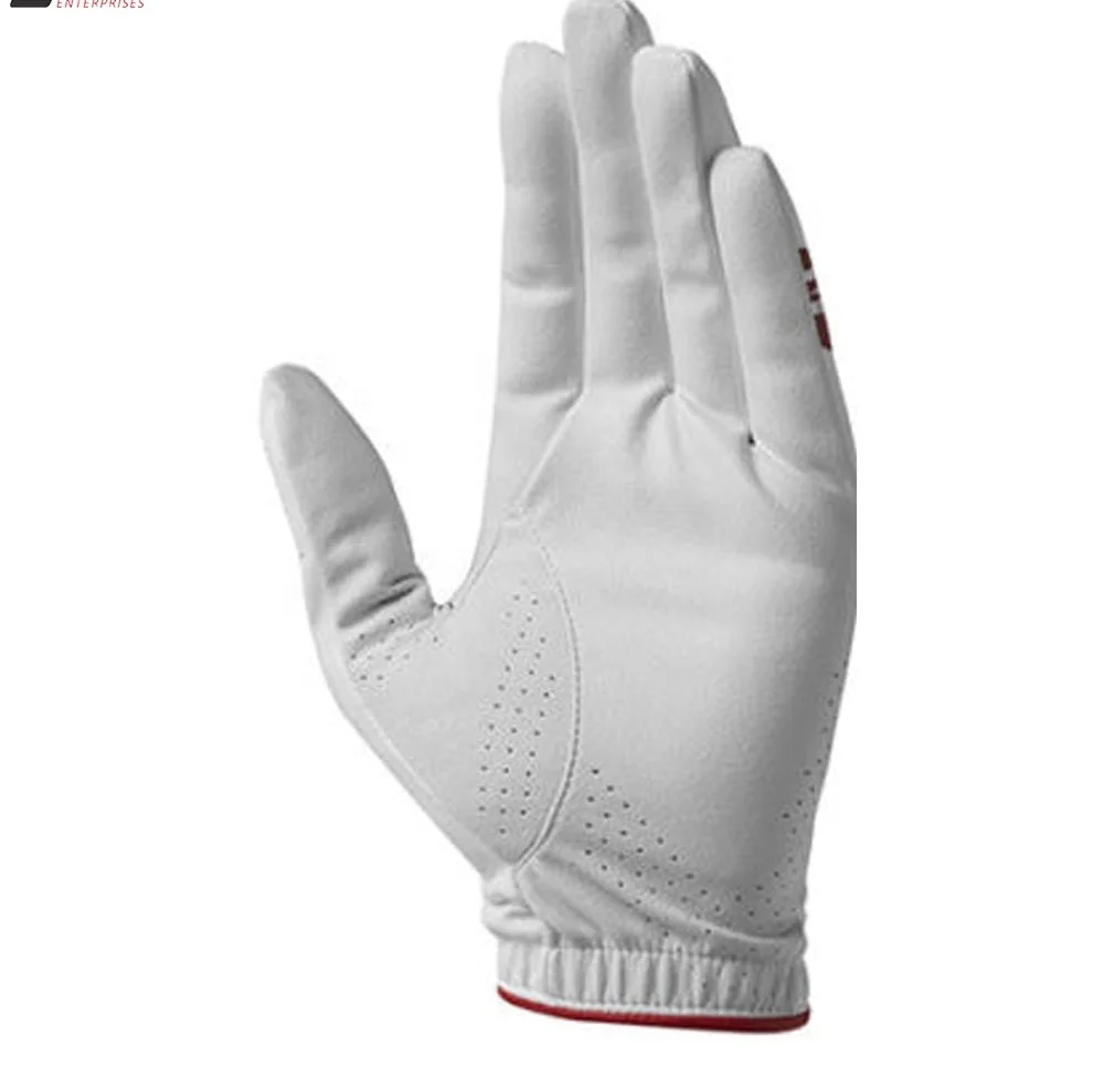 Wholesale Golf Gloves 100% Cabretta Leather Custom Logo Oem Soft Full Color Men Left Handed Leather Golf Gloves