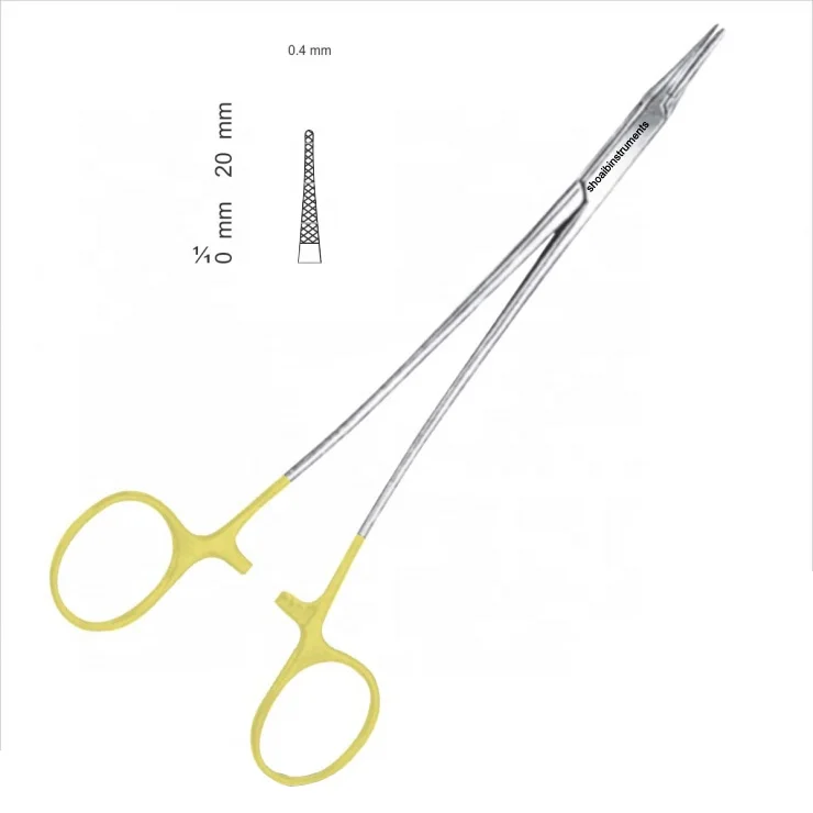 Игольчатый держатель TC Ryder 4 5 карбид вольфрама немецкая хирургическая сосудистая нержавеющая сталь