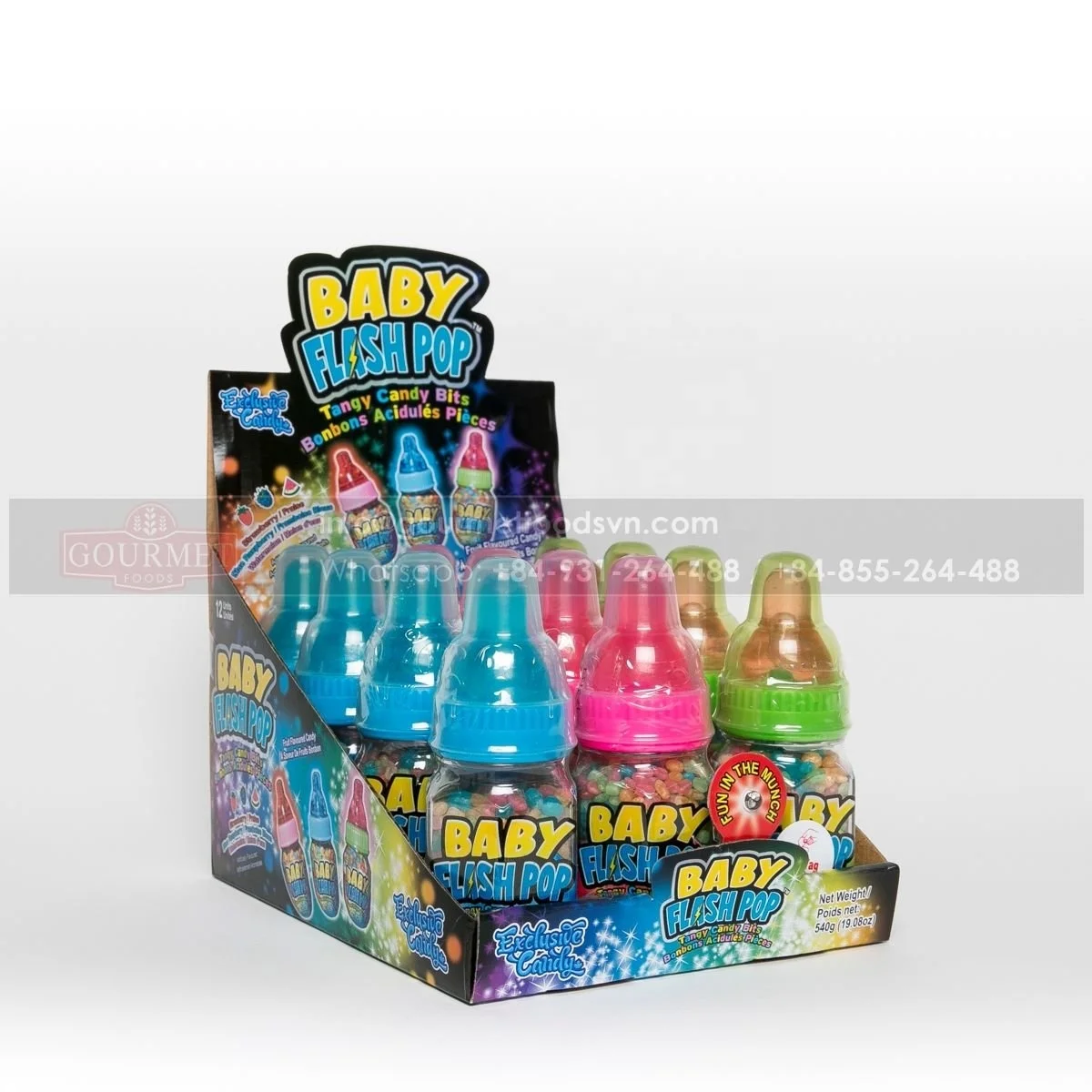 Детская Бутылочка Kidsmania мигающий Леденец В хрустящей конфете ниже для дополнительного сладкого и пушистого