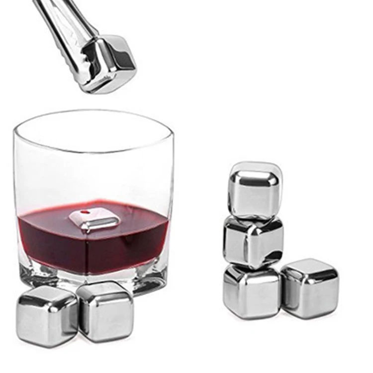 High Quality Portable stainless steel ice cubes for whiskey