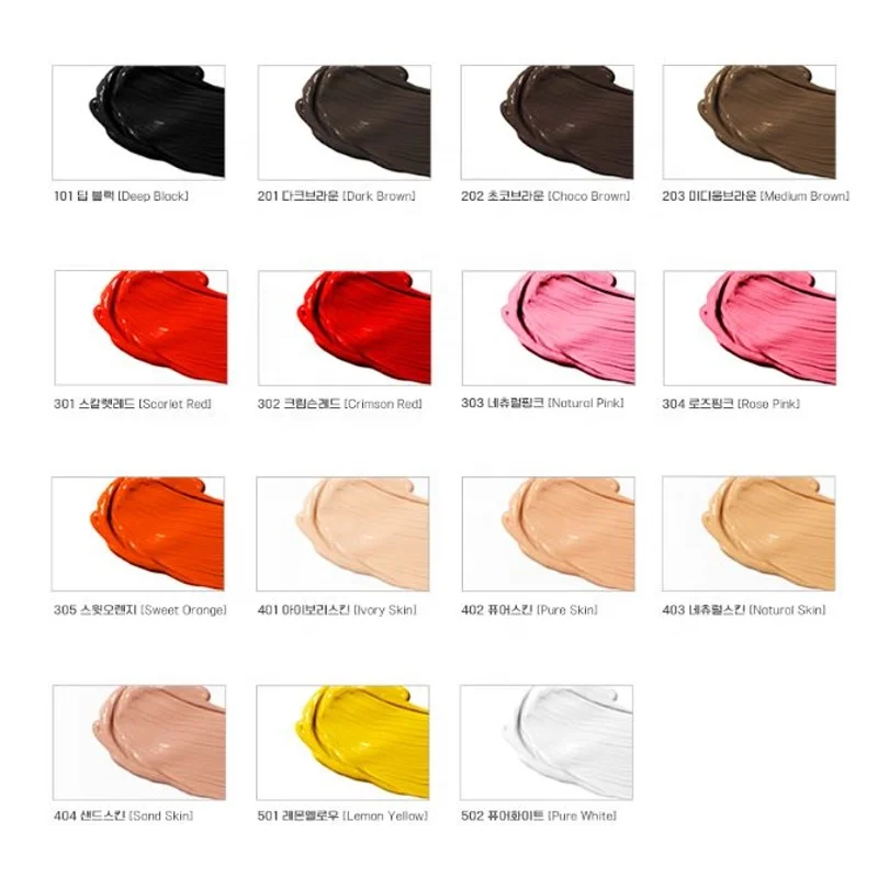 Permanent Makeup Pigment skin ink private label Pure skin  Liquid Type Lip Eyebrow  Pigment for Machine Made in korea