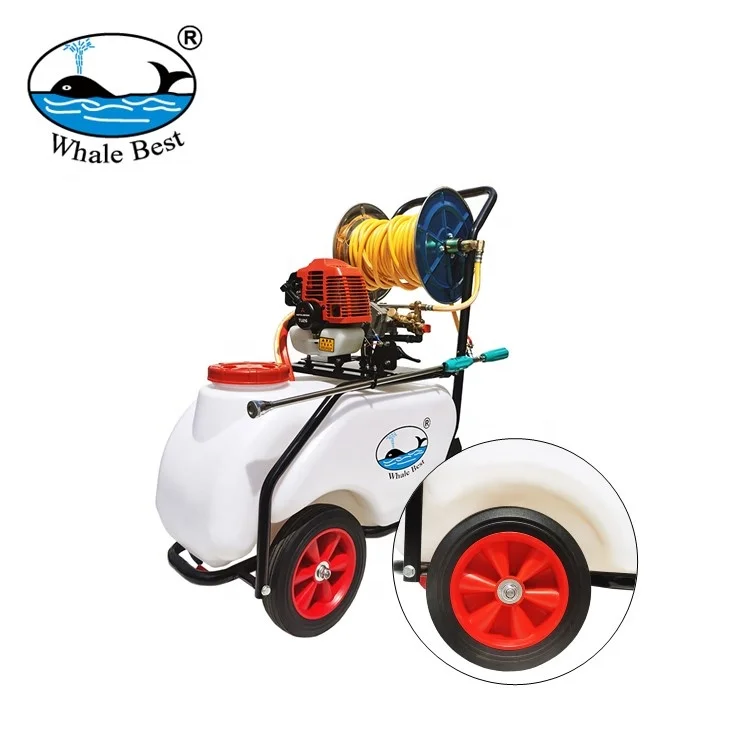 Custom agriculture portable trolley power spray