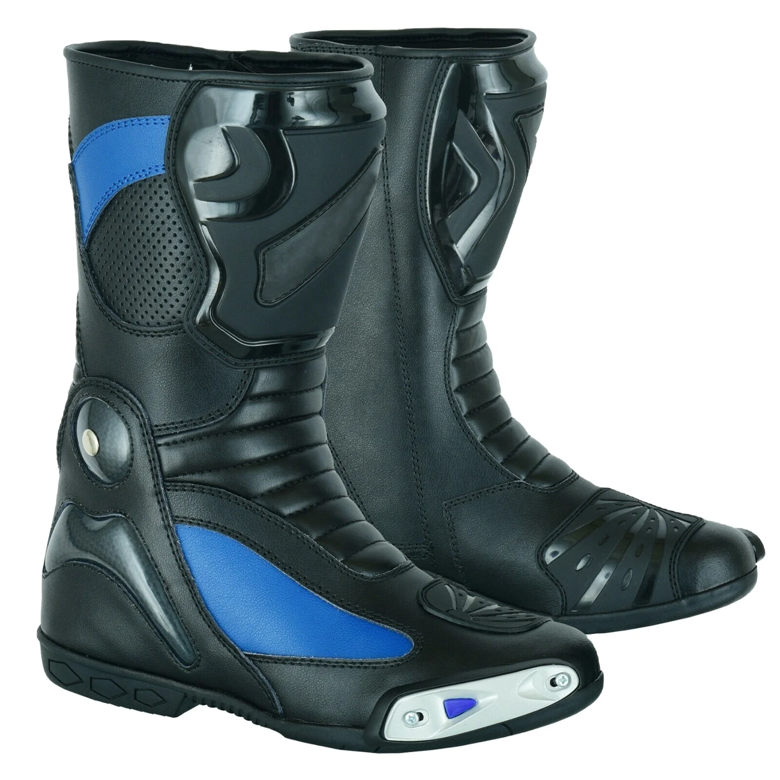 Top Quality Mens Leather Riding Shoes Motorbike Long Boots Biker Waterproof Armoured Motorcycle Shoes Jackets for Men Adults