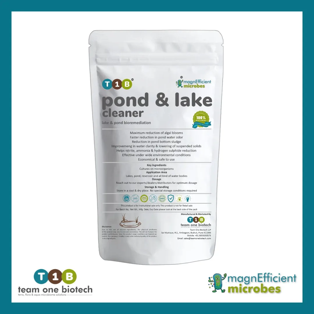 T1B Lake Cleaner with Beneficial Bacteria for Algae Control and Clarity