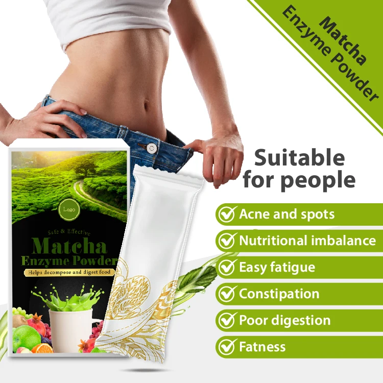 Private label matcha зеленый чай для похудения коктейль