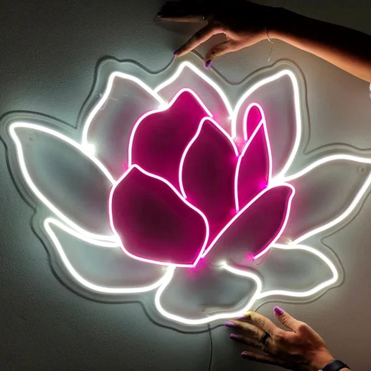 COSUN неоновые вывески для вина в руке инопланетянин цветы на заказ