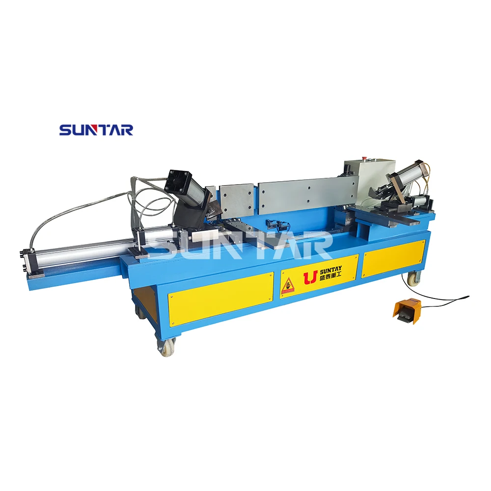 Air duct seam close  machine pneumatic zipper lock seaming machine