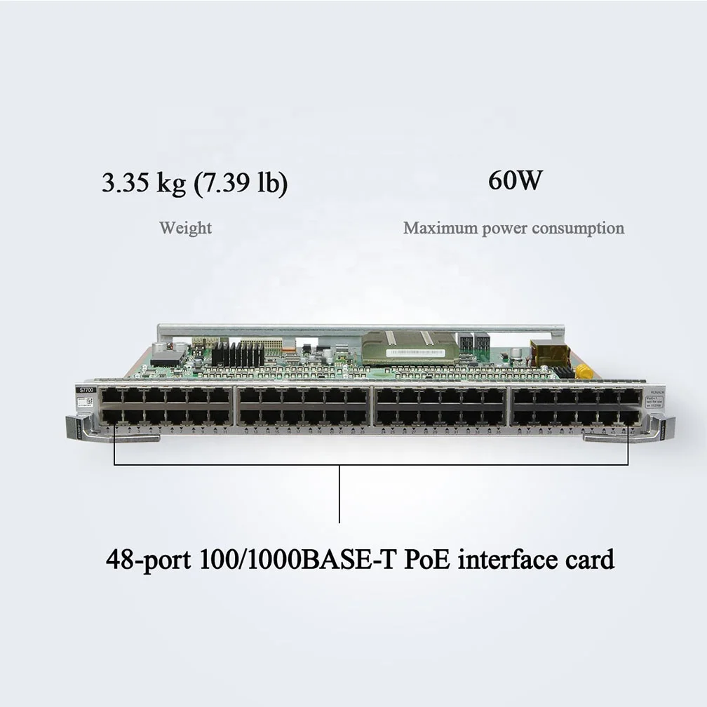 S7700 48 port PoE Interface Card ES1D2G48VX5E of competitive price