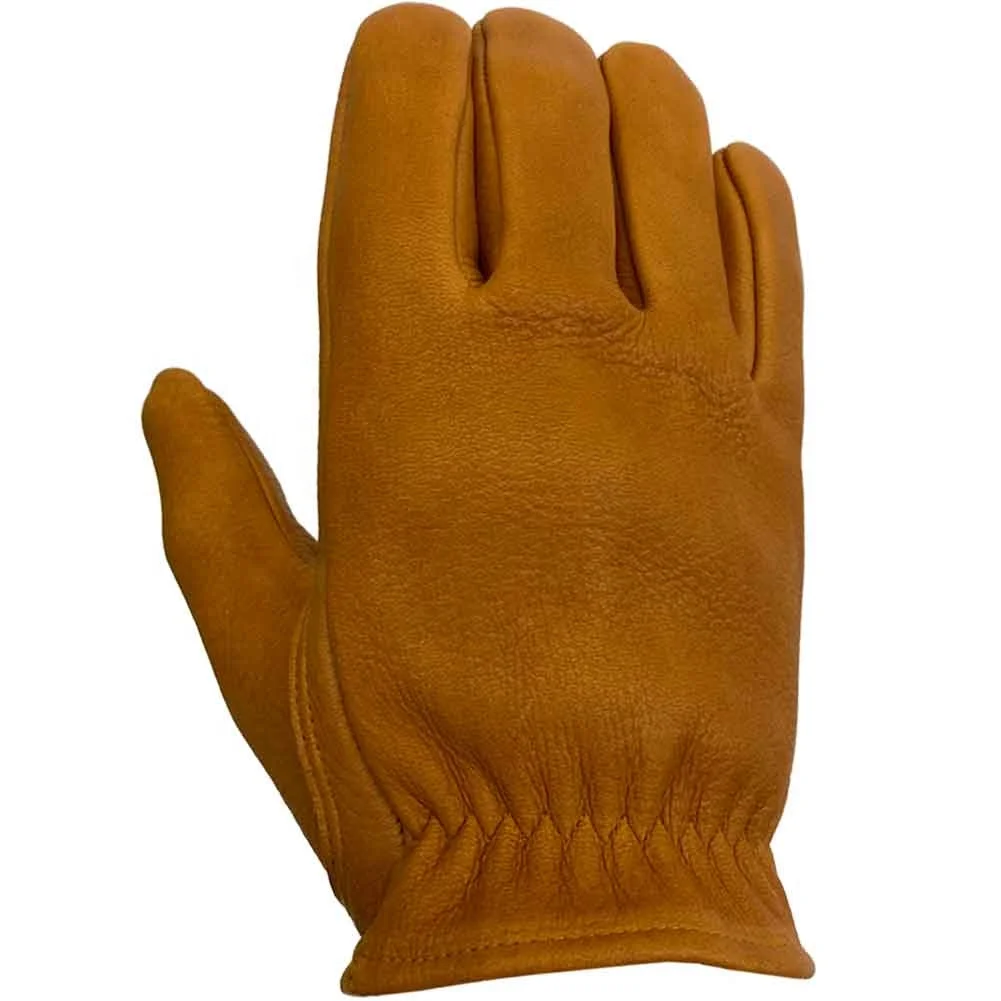 Hot Selling Leather Gloves Driving Legendary Mens Tan Deerskin Leather Short Wrist Motorcycle Gloves/Black Leather Gloves
