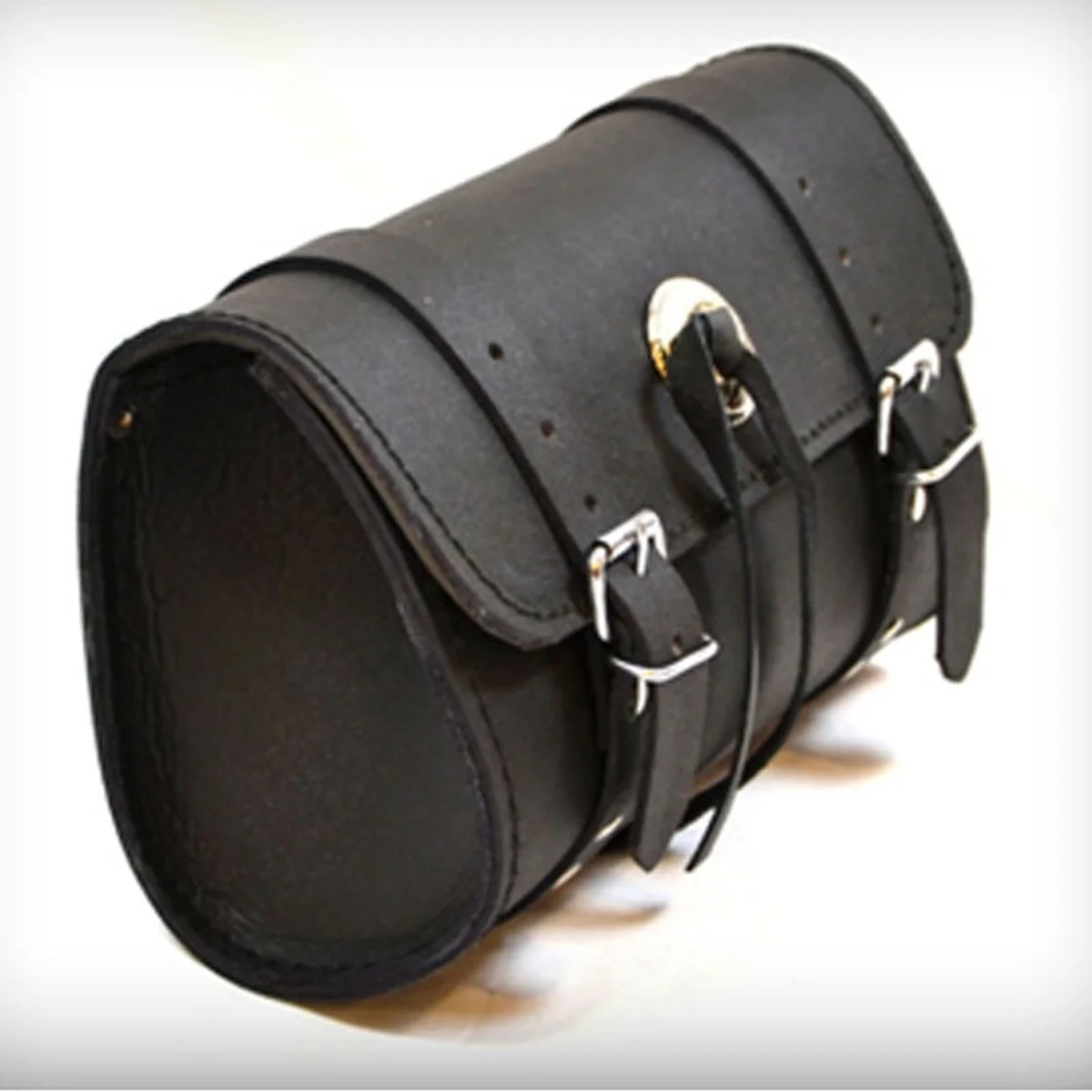 HMB-3022B TOOLS FORK BAG LEATHER BLACK MOTORCYCLE BAGS TRAVEL LUGGAGE MOTORBIKE PANNIER TOOLBAG