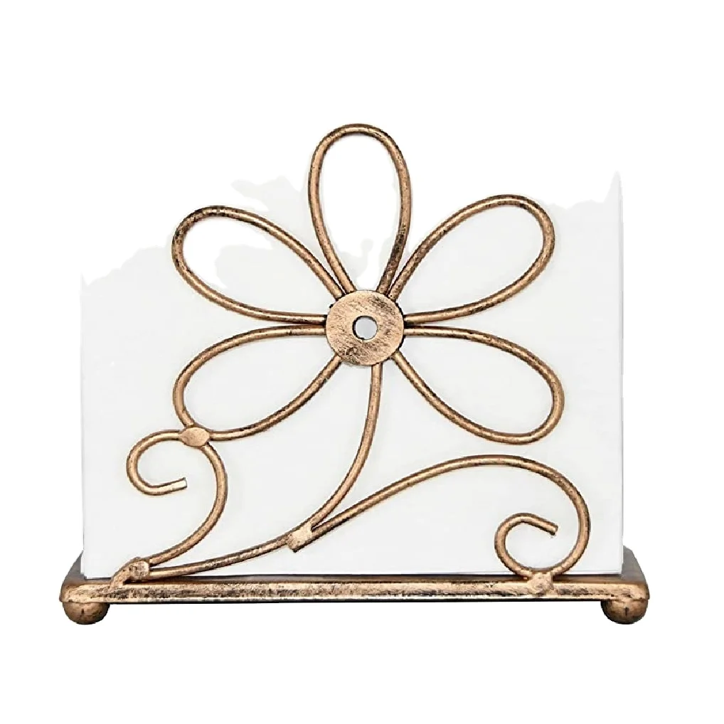 Custom Shape Solid Iron Metal Tissue Paper Holder in Marvelous Design Perfect for Elegant Tabletop Kitchenware at Home