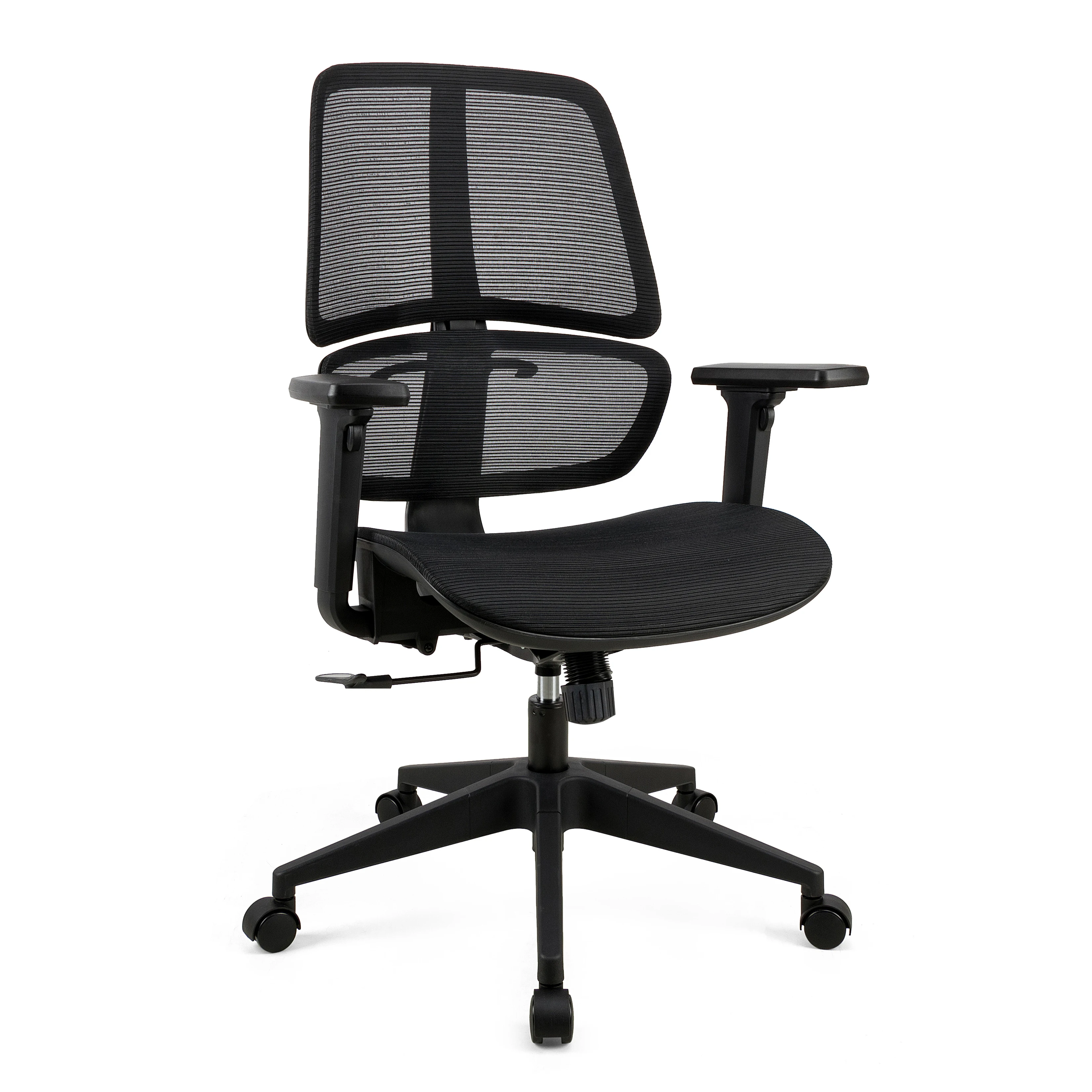 Breathable Full Mesh Lockable tilting Mechanism Nylon Five Star Base Ergonomic Chair