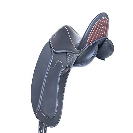 Horse racing products horse saddles dressage saddles black in all sizes available in bulk in India