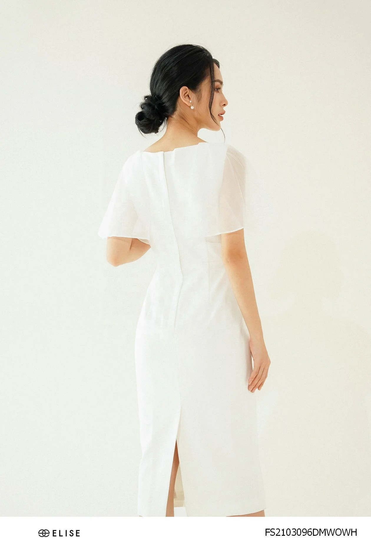 Elegant Trend High Quality Fashion Ladies Best Seller Mixed Silk White Dress 2021 Women