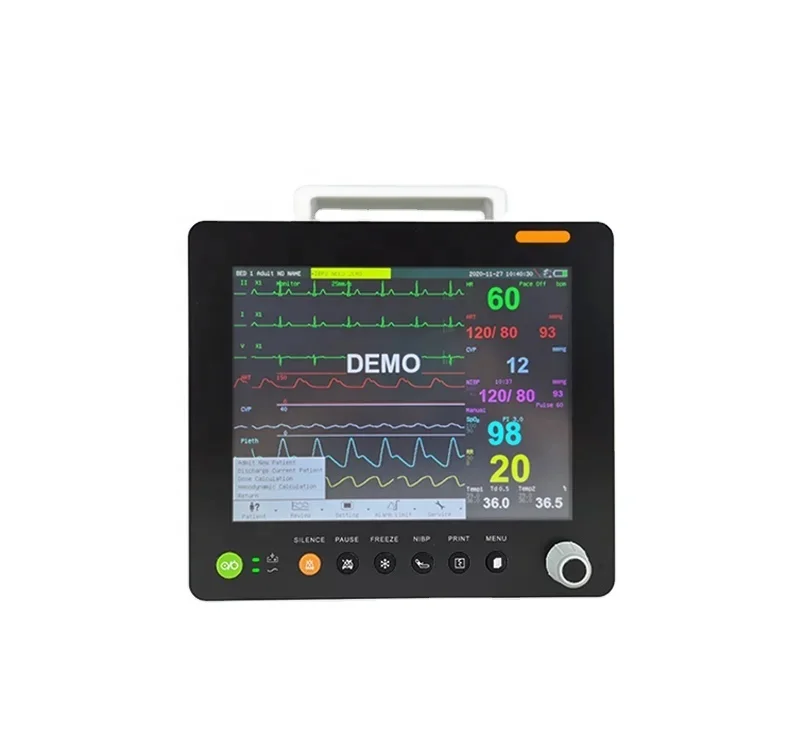 PM9000P Touch Screen  Medical monitoring equipment Vital Signs  12.1 inch Multi Parameter modular Patient Monitor for ICU