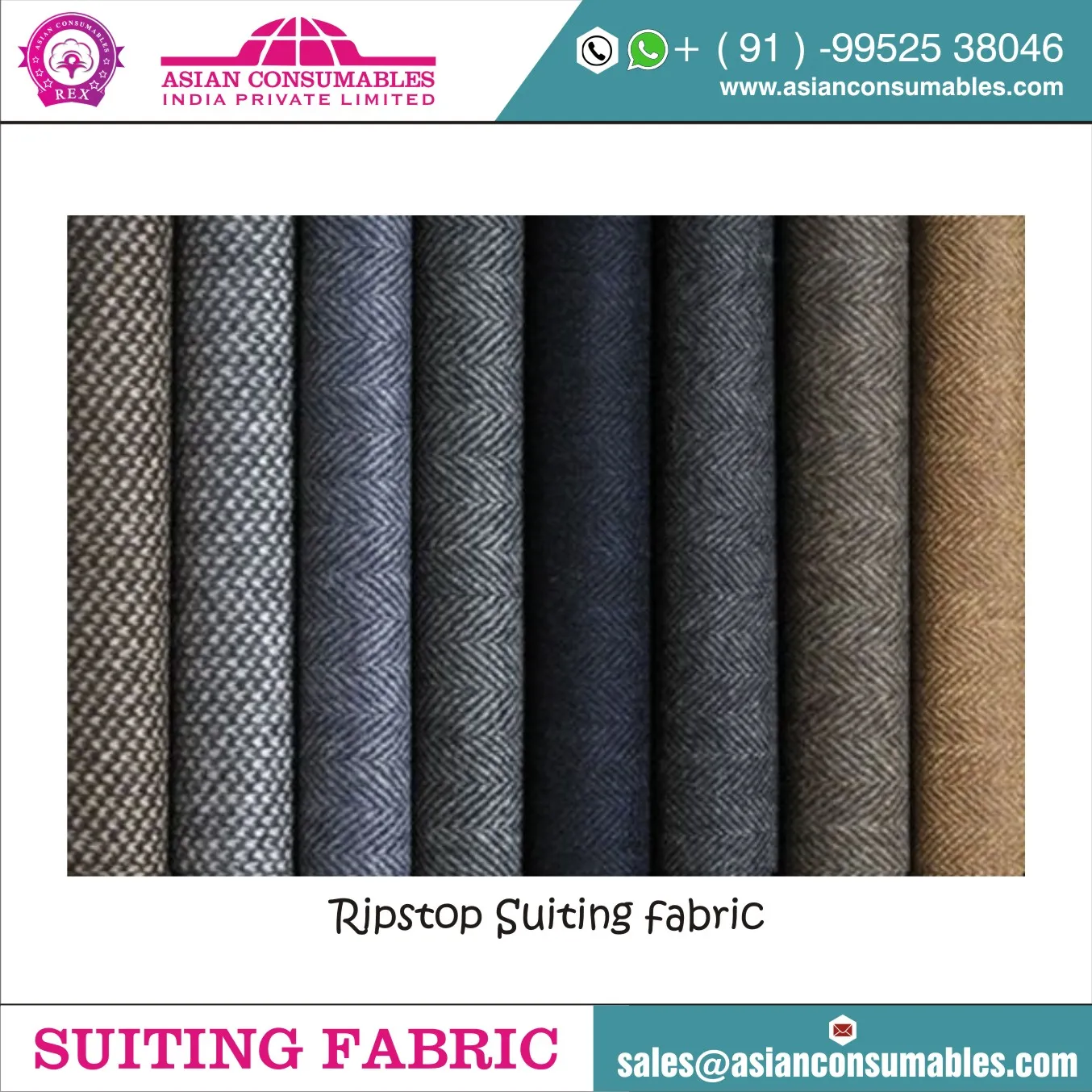 Natural 100% cotton drill weave gray fabric waterproof oxford tent fabrics for clothing competitive price