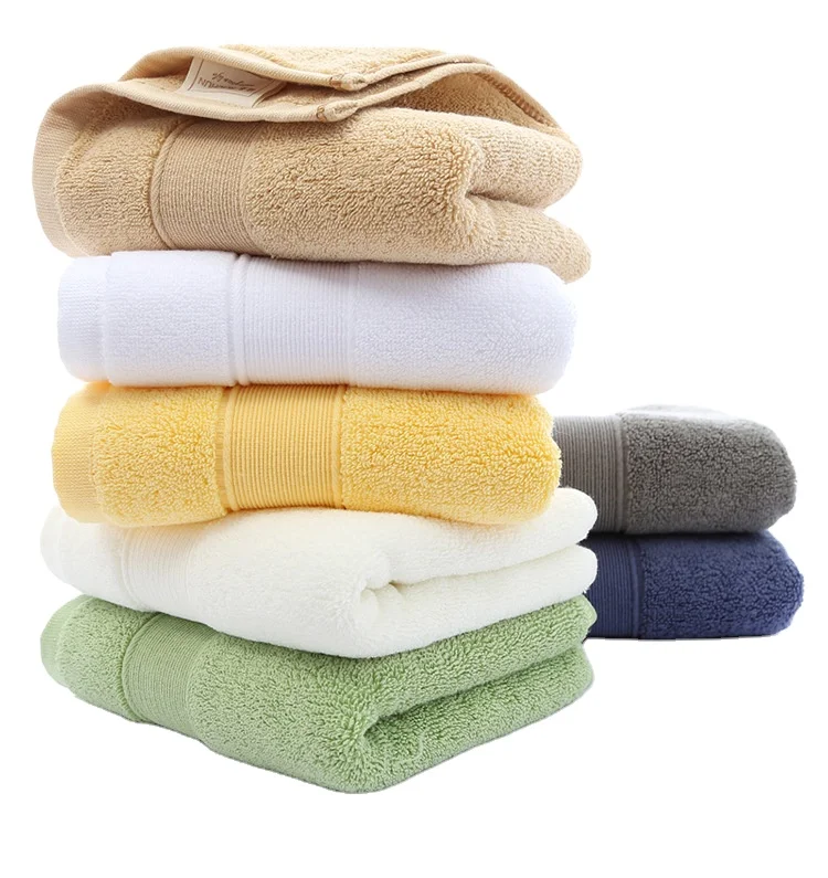 Wholesale High Quality Soft Comfortable Face Hand Hair Towels Bath Towels best quality cotton towels for gym and sports
