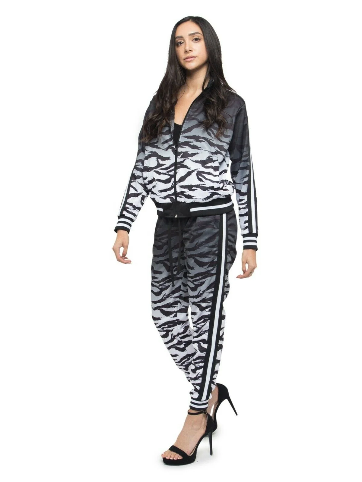 Oem Women Tracksuit New Long Sleeve Active Jogger Suit Training Sweatsuit Women Fitted Hooded Tracksuit